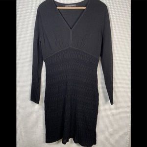 Jones wear dress black rayon nylon woman size XL new